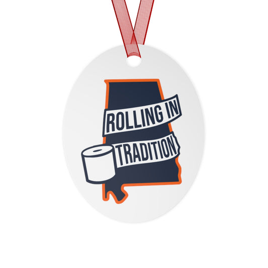 Metal Ornament - Rolling in Tradition State Logo