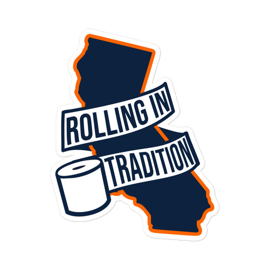 Sticker - Rolling in Tradition California State Logo