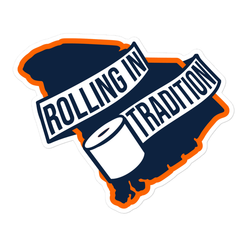 Sticker - Rolling in Tradition South Carolina Logo