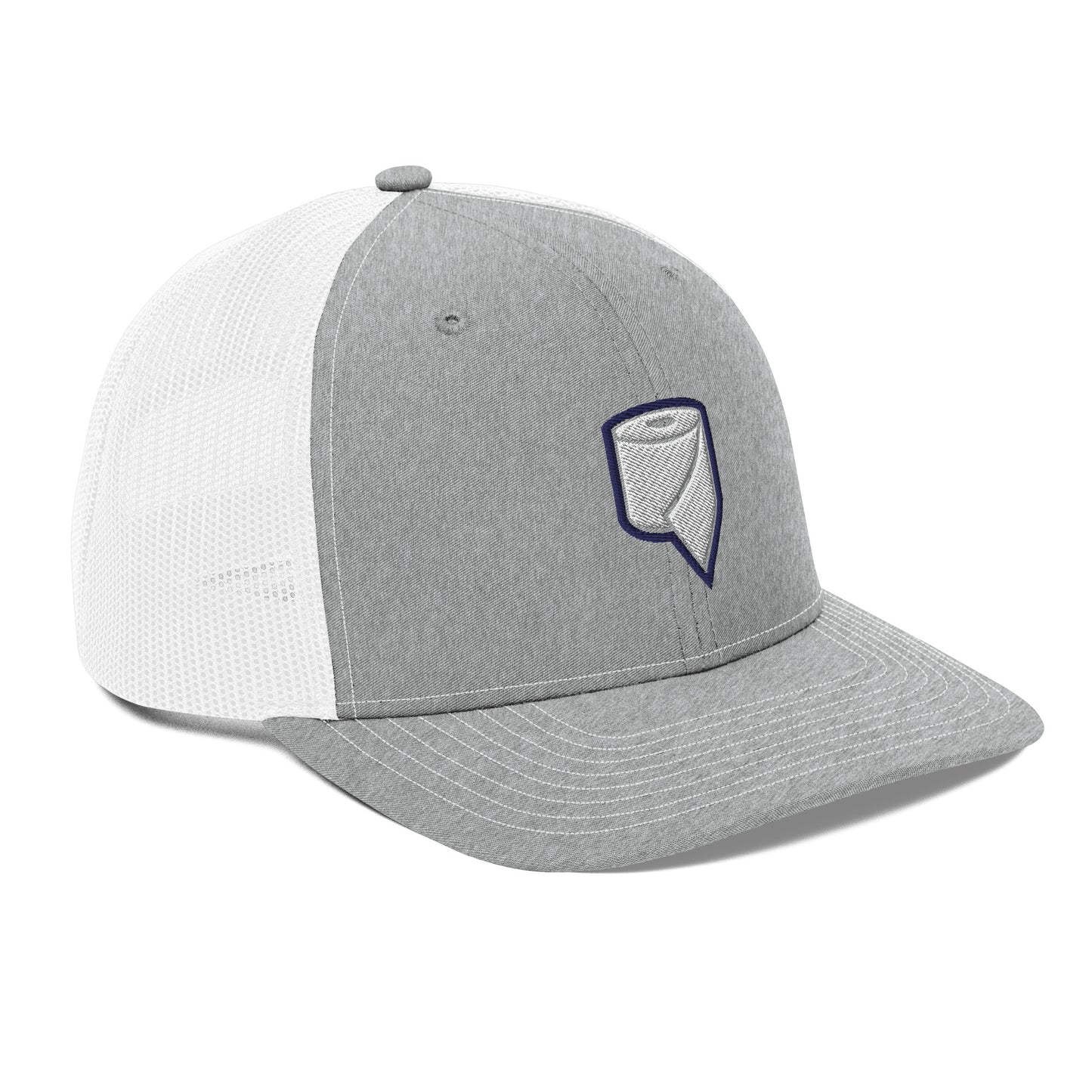 Gray Snapback Trucker Hat - The Large Roll